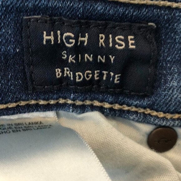 Lucky Brand Womens Jeans Size 10/30 High-Rise Skinny Bridgette Button Fly Blue - Picture 8 of 16